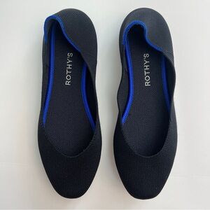 Rothy's Black and Blue Flats
